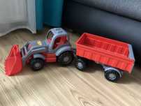 Czerwony traktor polesie