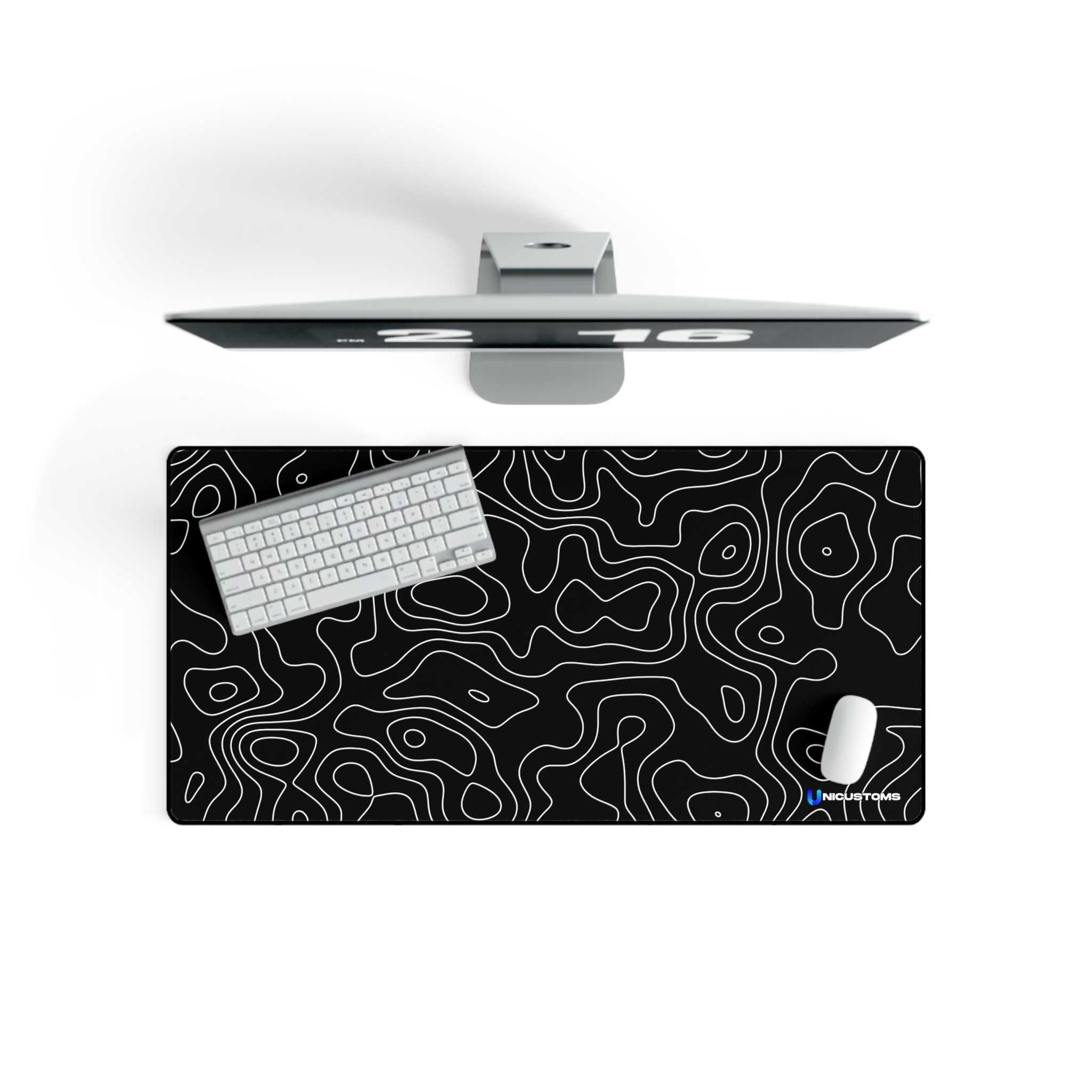 Mousepad XXL ( Preto/Branco ) ( 80cm x 40 cm )