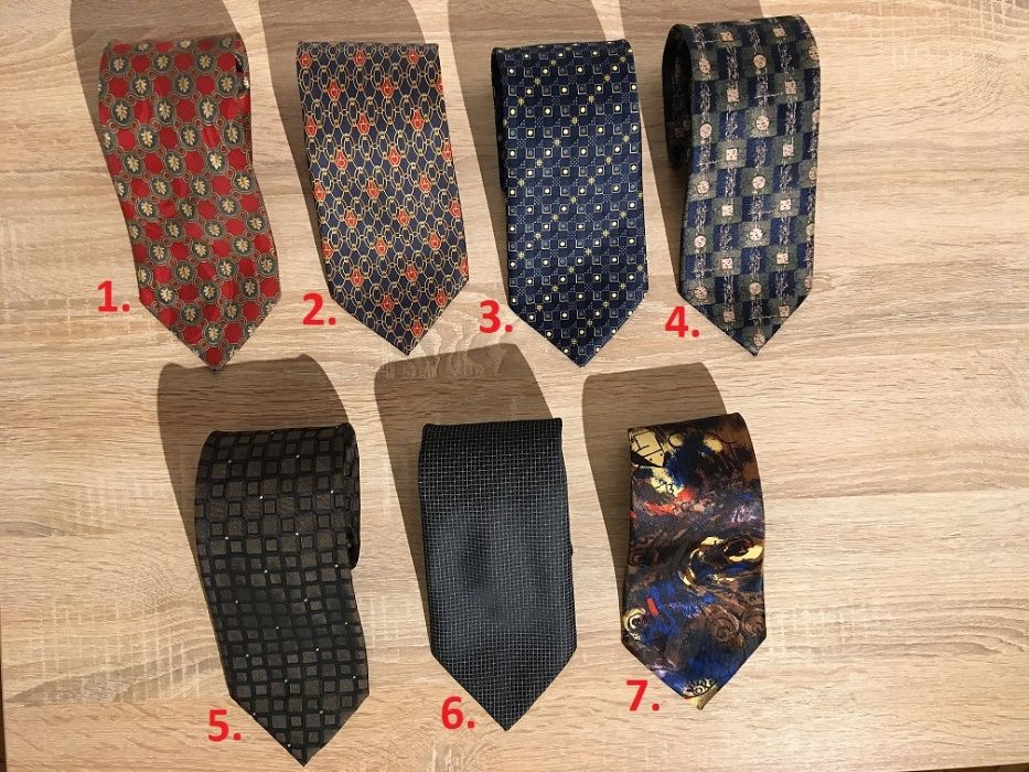 Krawaty - różne wzory i kolory