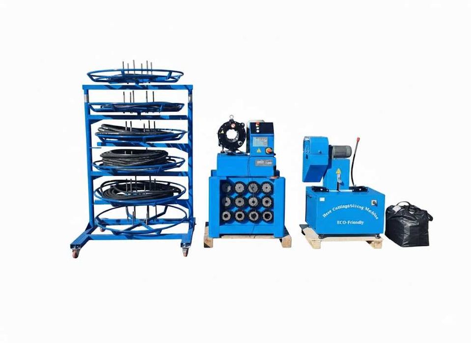 Kompletny zestaw do rozpoczęcia zakuwania węży hydraulicznych !! P32