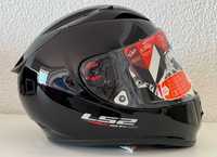 Capacete S NOVO Ls2 ff323 Arrow R Preto,Carbon/Kevlar.42% Descon.Tam S