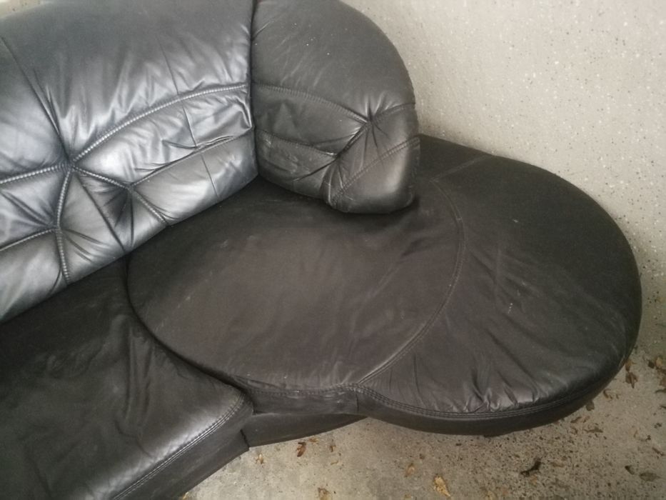 Komplet skórzany Sofa 5 + 1 z plecamii