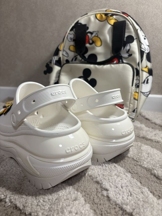 Женские Crocs ОРИГ crush mega ( сабо ) раз.36/23 см. ИДЕАЛ