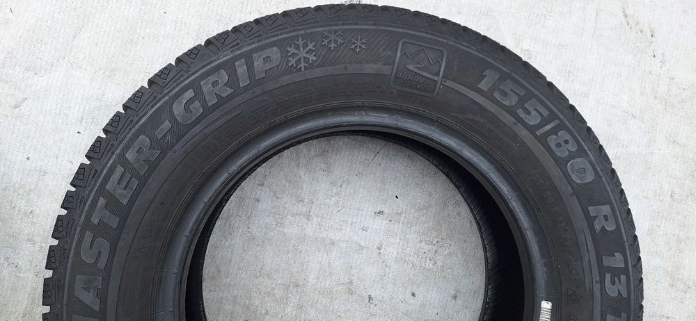 2X Opony Zimowe 155/80/13 Semperit 155/80R13 7mm Montaz