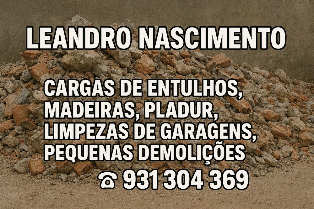 Faço limpezas carregamentos