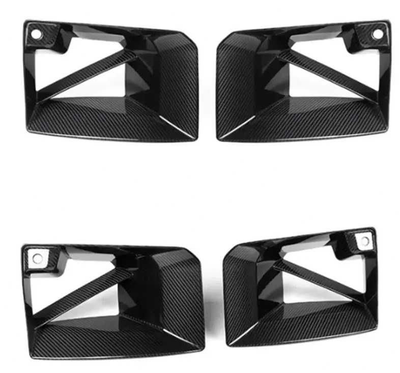 Wloty Powietrza Zderzaka Splitter Spoiler BMW M2 G87 CARBON
