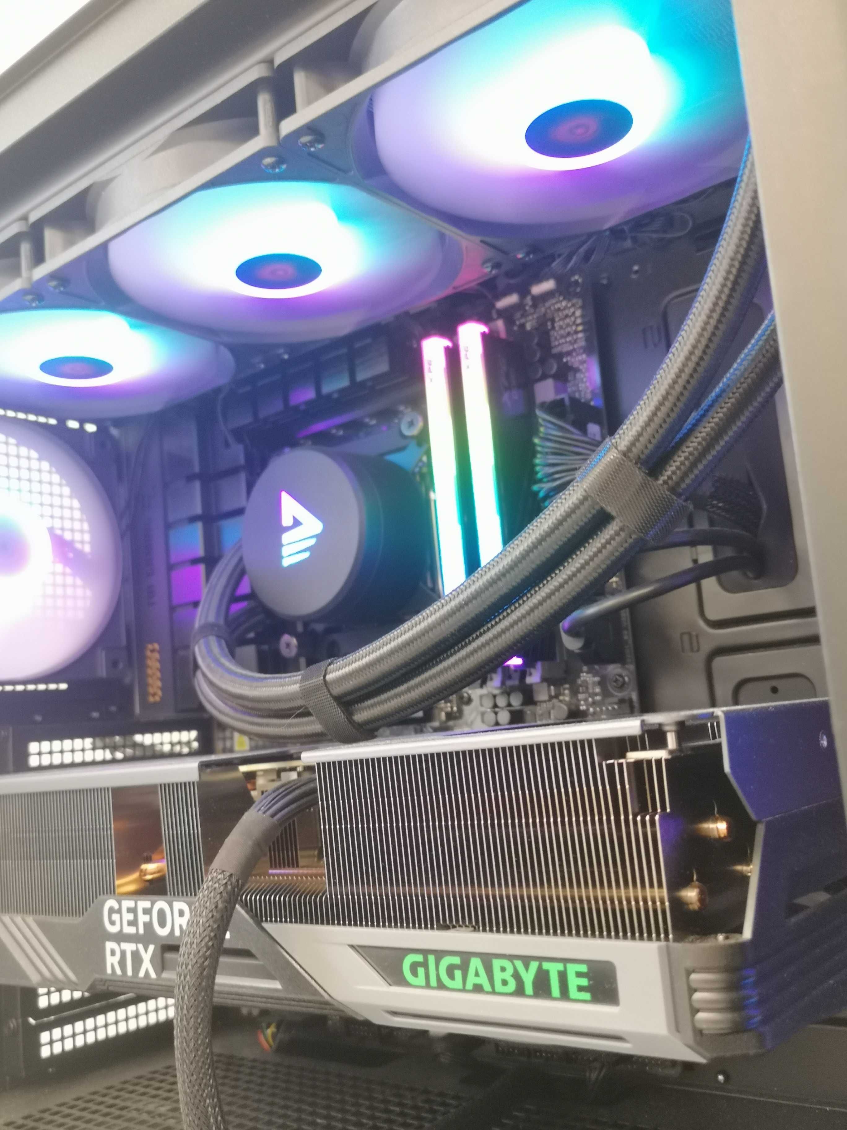 KOMPUTER PC Gaming Praca RYZEN 7 9800X3d RTX 4080 super 32gb DDR5 Wifi