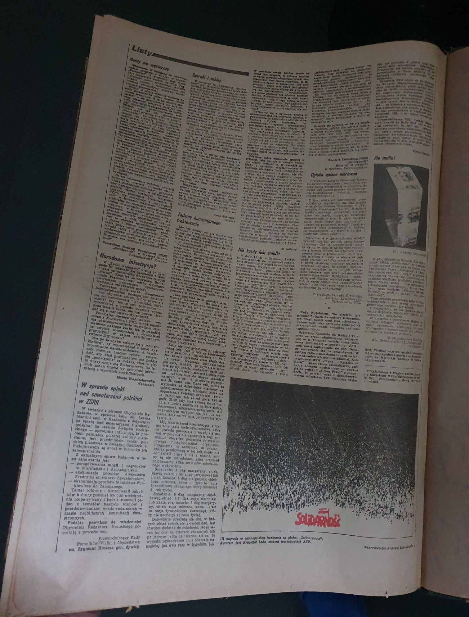 Tygodnik Solidarność od 1 do 37 numeru w twardej oprawie
