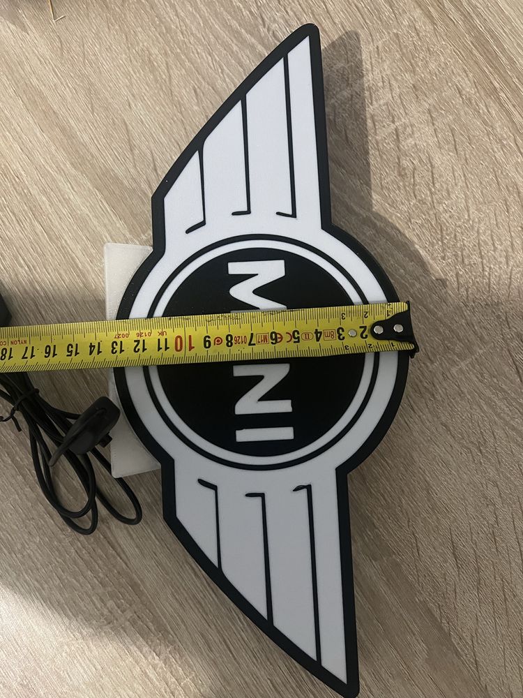 Logotipo luminoso Mini cooper 30cm