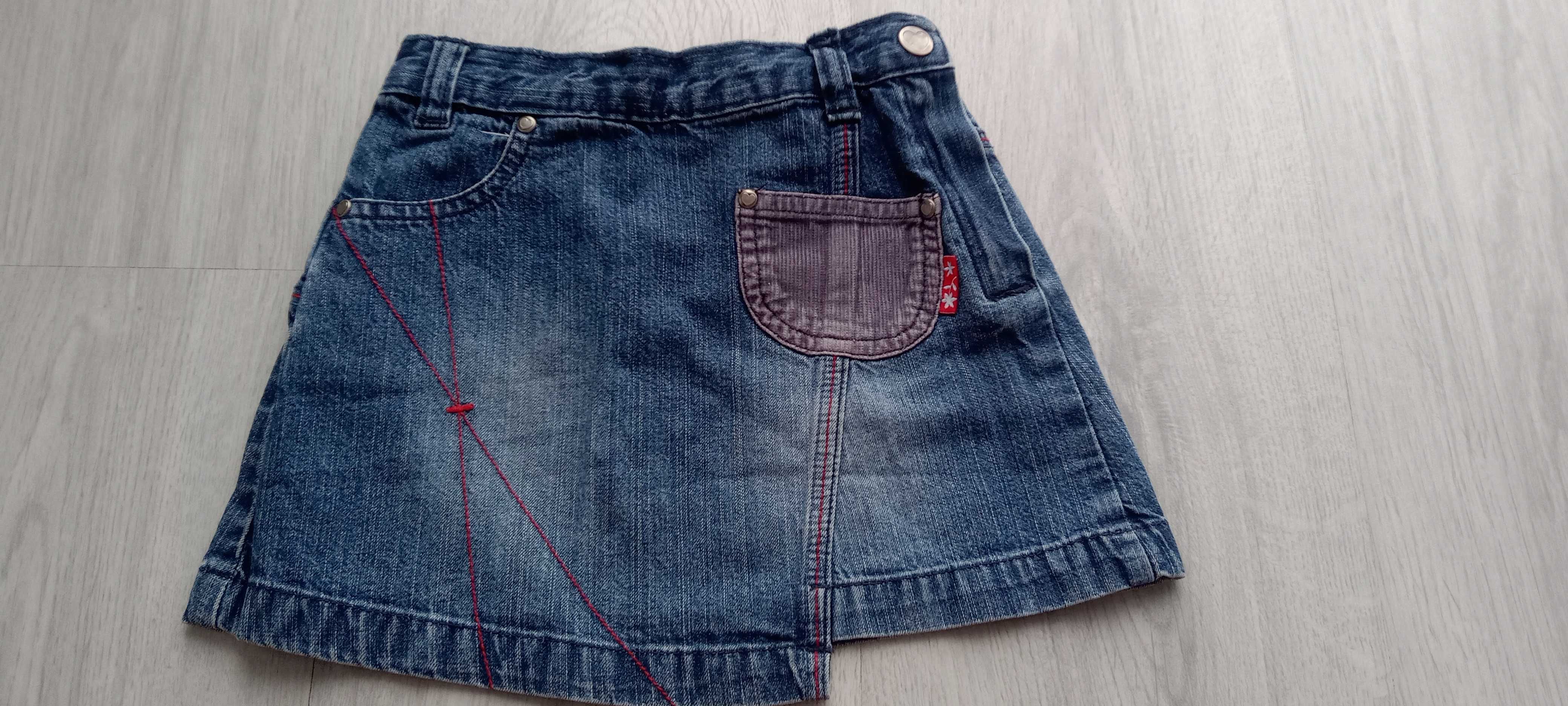 Spódnica  dziewczęca jeans h&m 3 latka