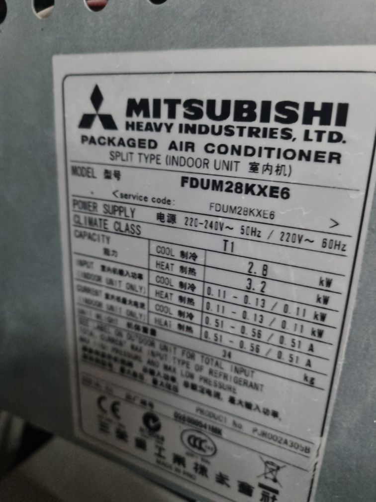 Vrf mitsubishi heavy usado