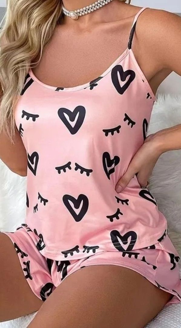 Conjunto de pijama de manga curta