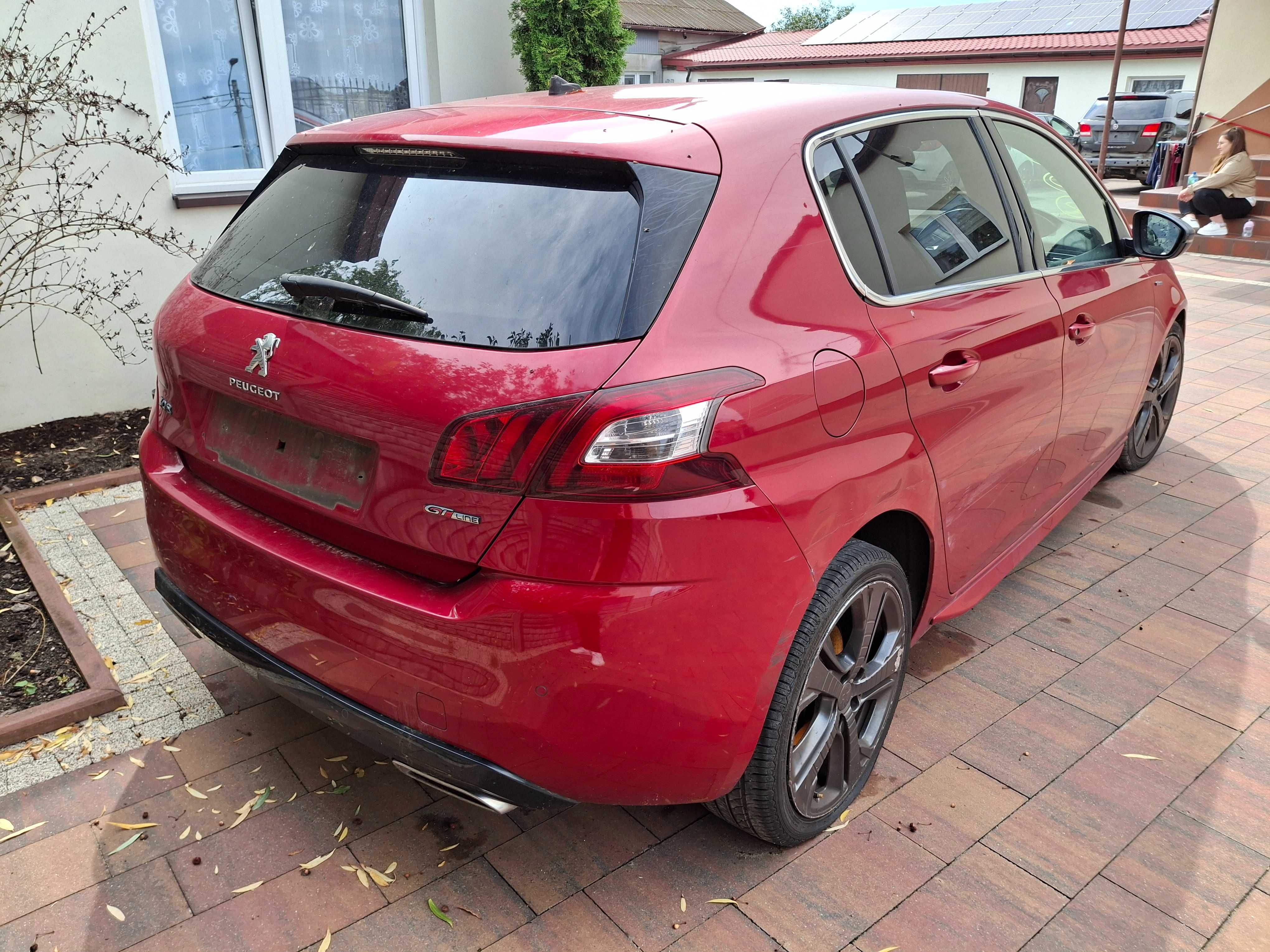 peugeot 308 t9 gt line epyd zderzak maska drzwi klapa silnik 2.0 e-hdi