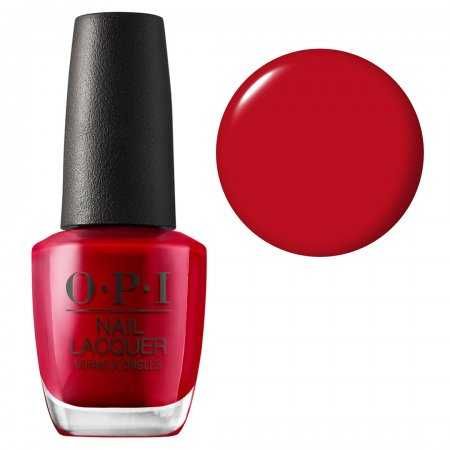 OPI lakier do paznokci czerwony czerwień Color So Hot it Berns nowy