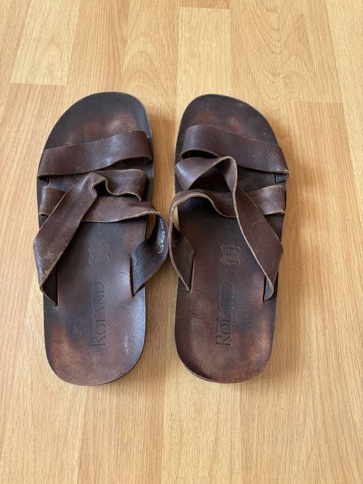 Шлепанци летние 42 кожа