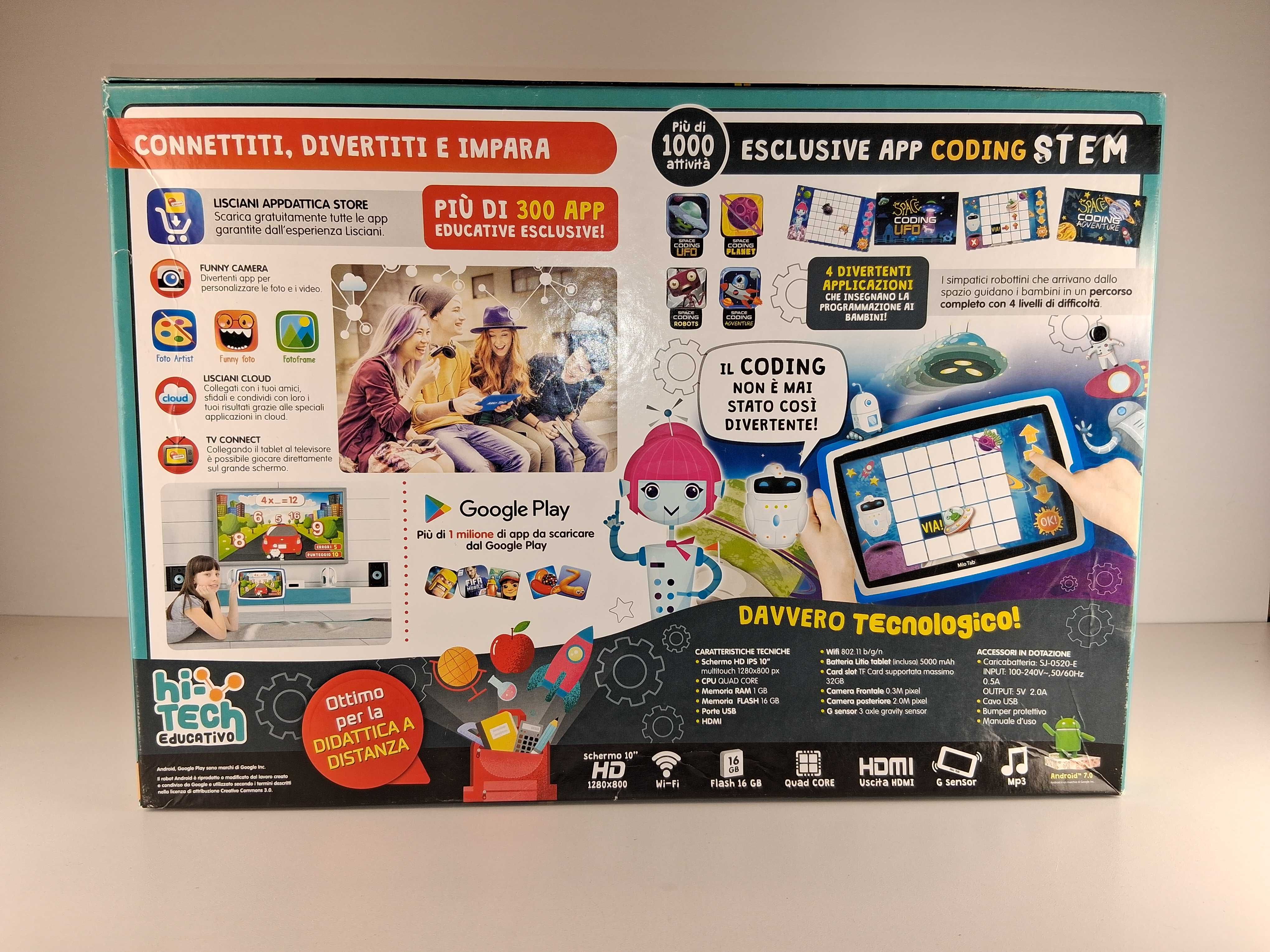 B002 Tablet Edukacyjny Android 7.0 Hi-Tech Mio Tab 10 STEM Coding