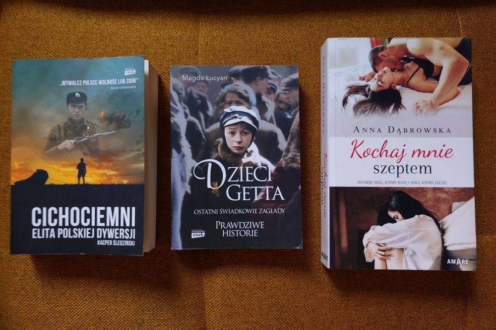 Zestaw książek (3 sztuki Razem)