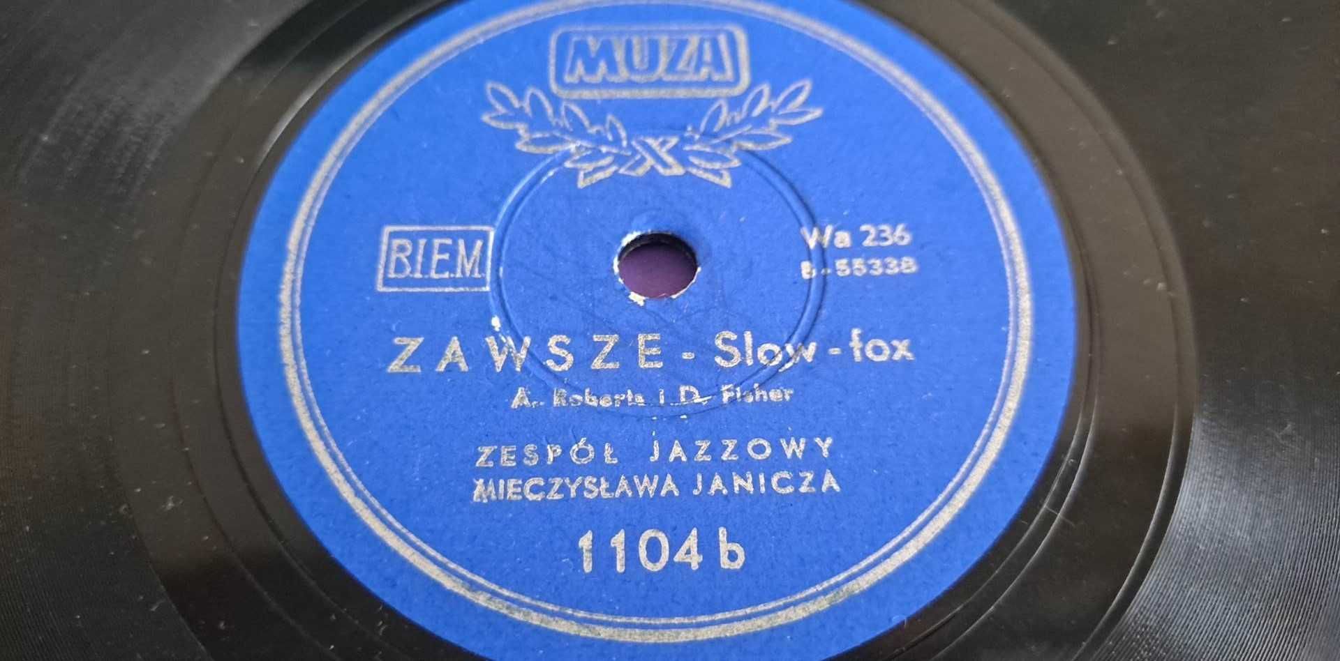 PŁYTA SZELAKOWA 1949 Zespół Jazzowy Mieczysława Janicza