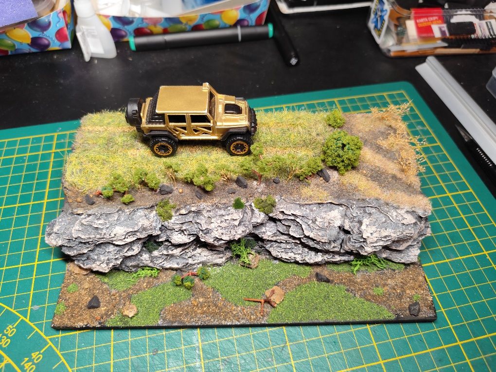 Diorama/makieta "Offroad" dla modeli w skali 1/64