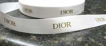 wstążka DIOR ozdoba kokarda kokardka