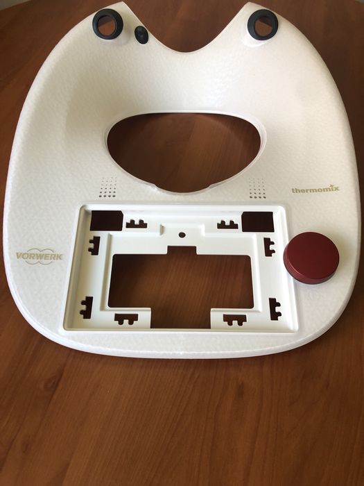 Thermomix TM6- Limitowana obudowa biała z brokatem+ czerwony przycisk