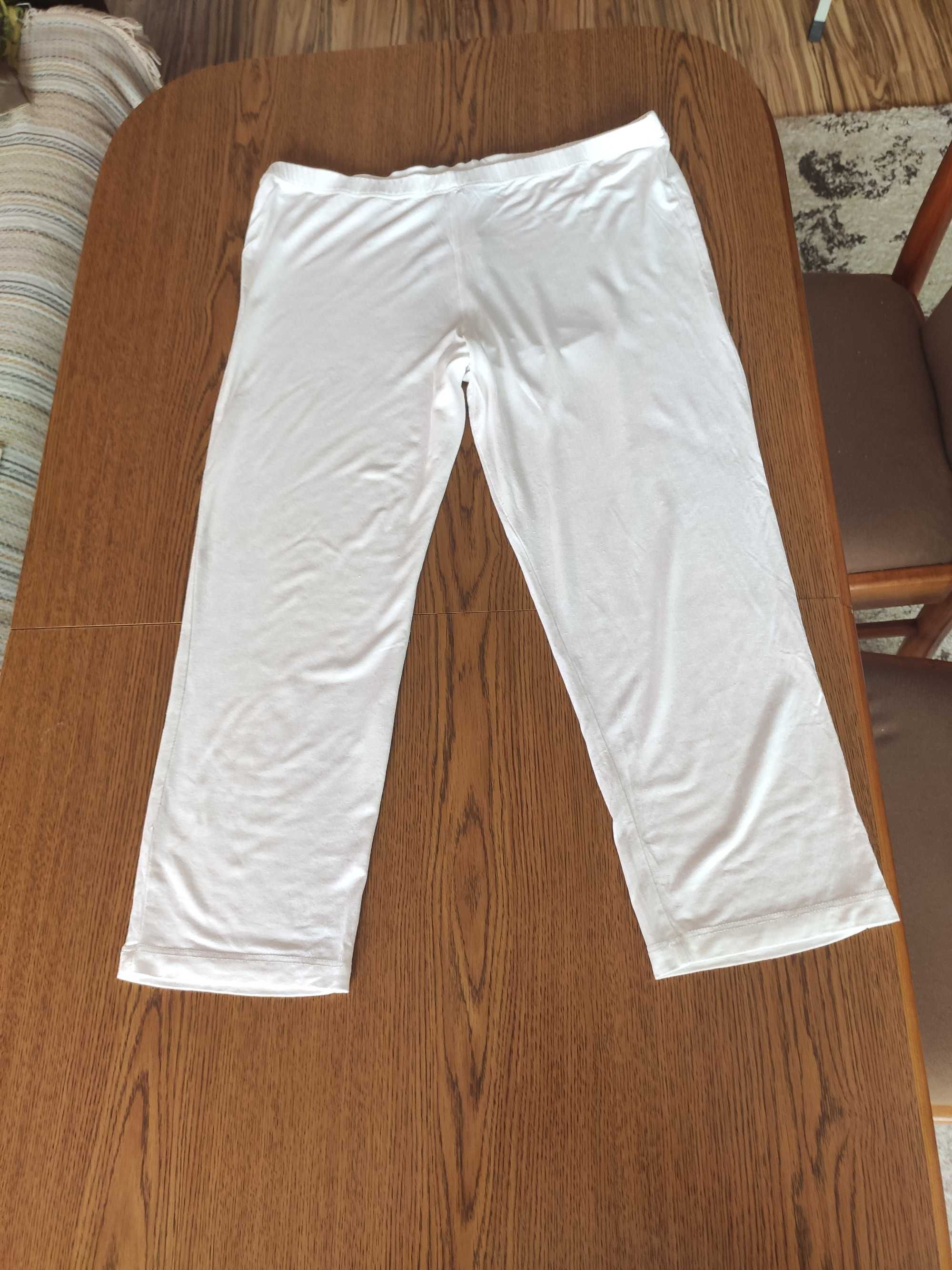 Legginsy damskie getry białe F&F r. 14/16