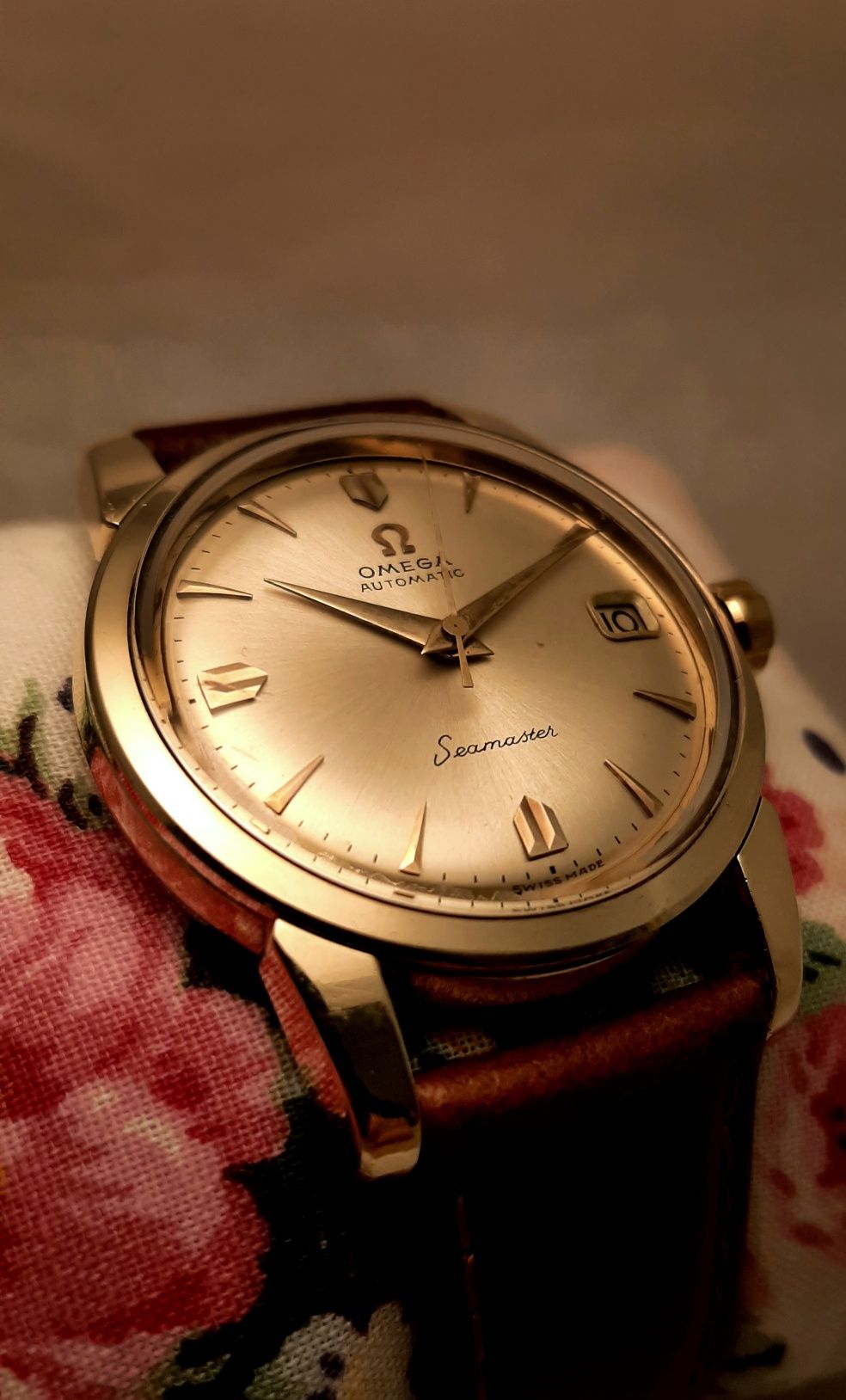 Zegarek OMEGA Seamaster cal. 503. Szwajcarski zegarek z lat 50tych