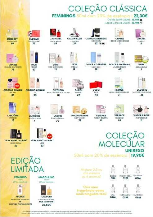 Perfumes Femininos e Masculinos da marca Prouvé