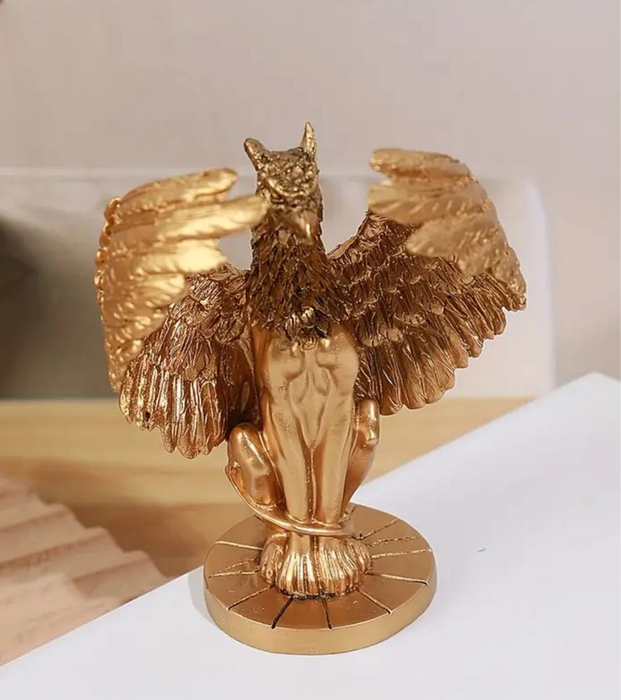 Złota figurka gryf Harry Potter Gryffindor Hogwart