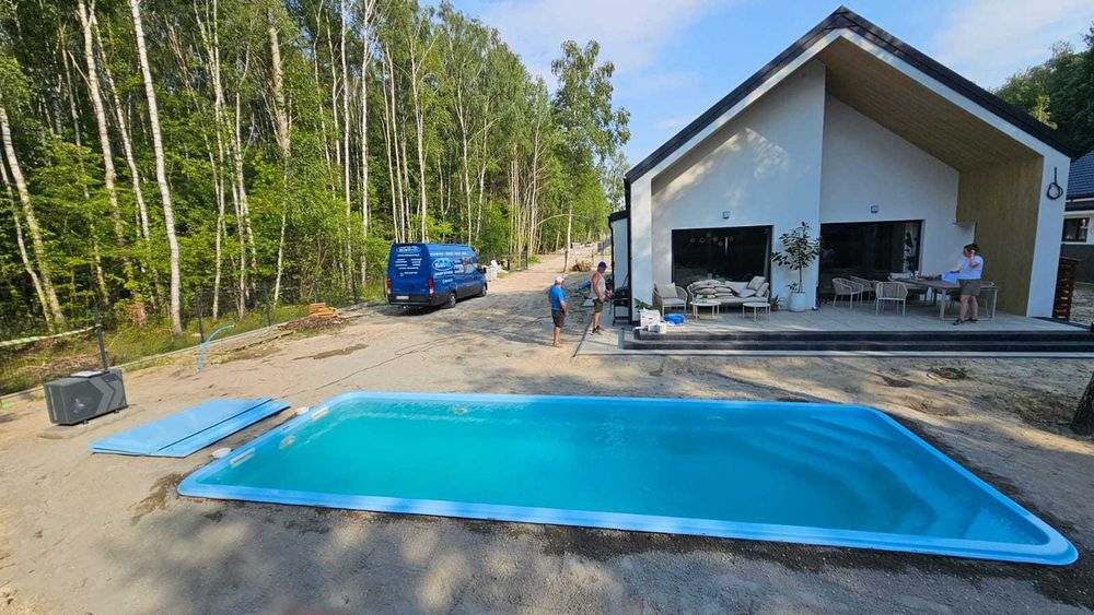 Basen poliestrowy 7,10x3,10x1,50m szybka dostawa PROMOCJA