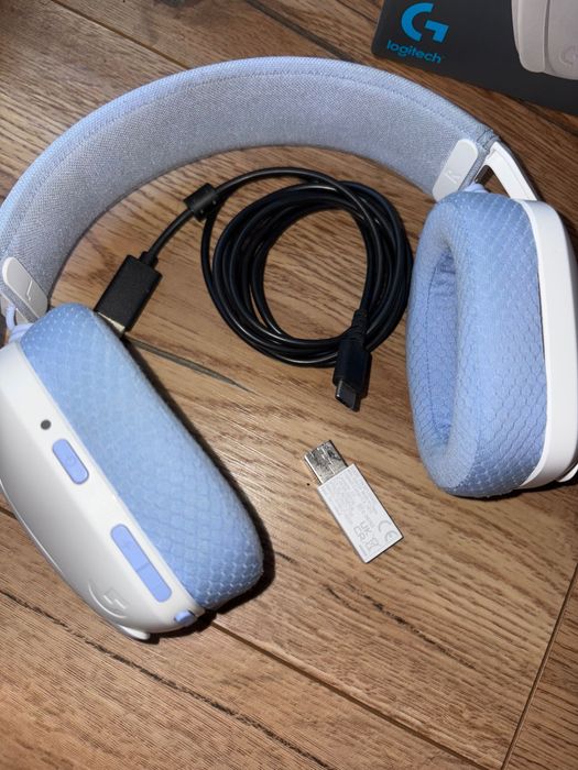 Słuchawki LOGITECH G435 Biały