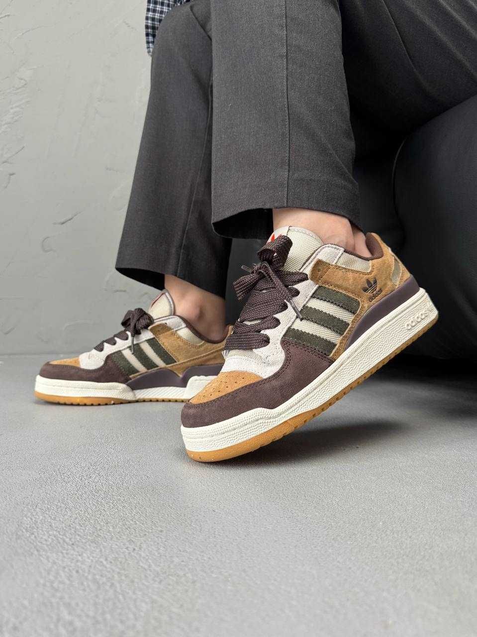 Кросівки Adidas Forum 84 Low Brown premium