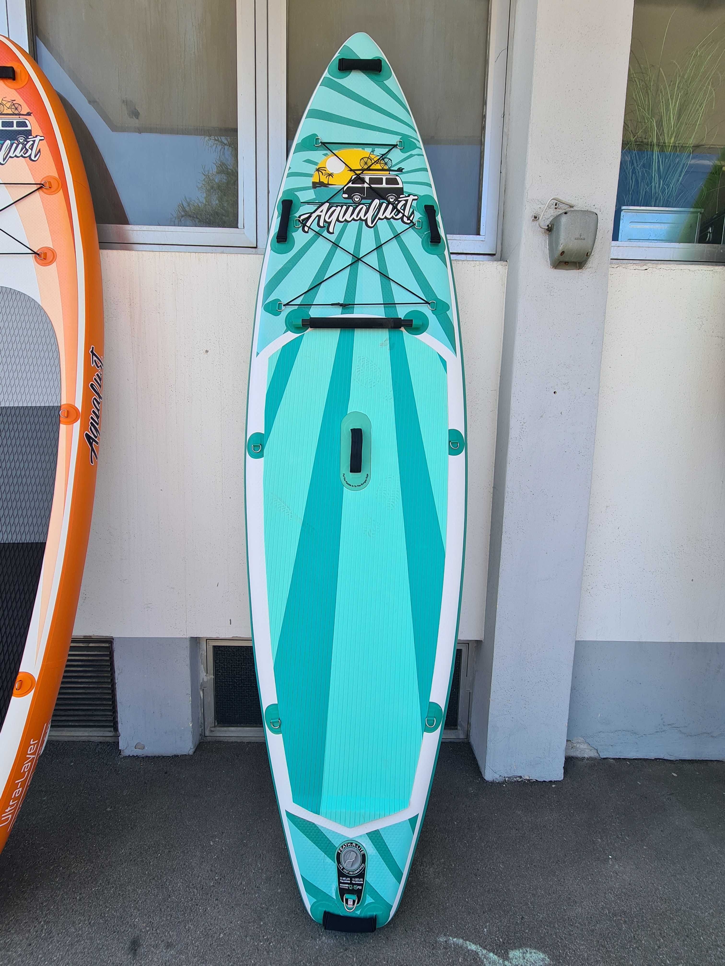 Board Paddle AQUALUST Борд Дошка SUP САП доска НОВАЯ 2 СЛОЯ 320 см.