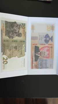 4 banknoty kolekcjonerskie Lech Kaczyński,Ochr
 Pol. Gr. Wsch.i Kopern