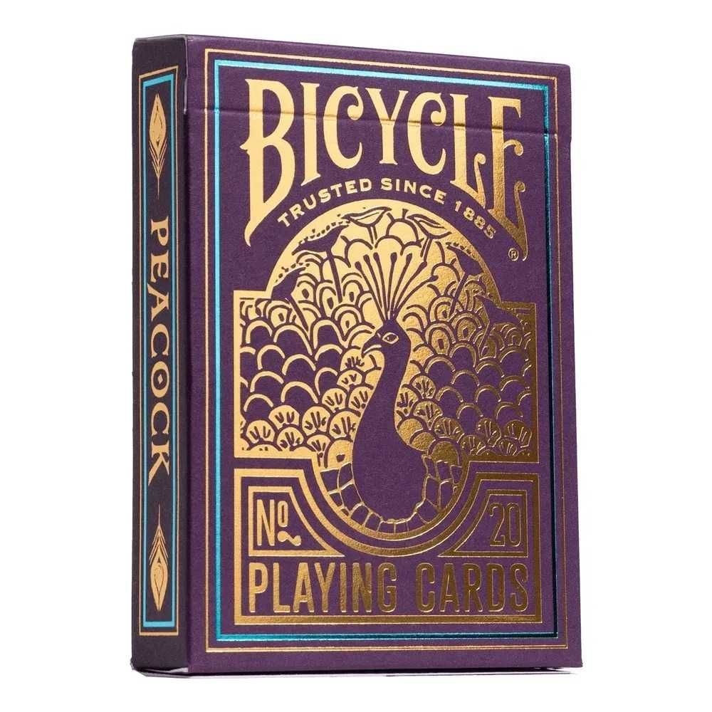 Покерные карты Bicycle Purple Peacock