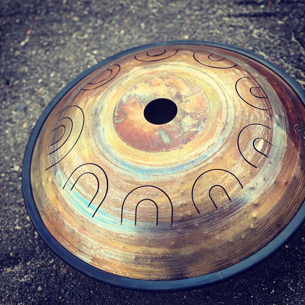 Handpan Hangdrum ( SteelDrum Tonquedrum) Hand Made od ProDrum.pl