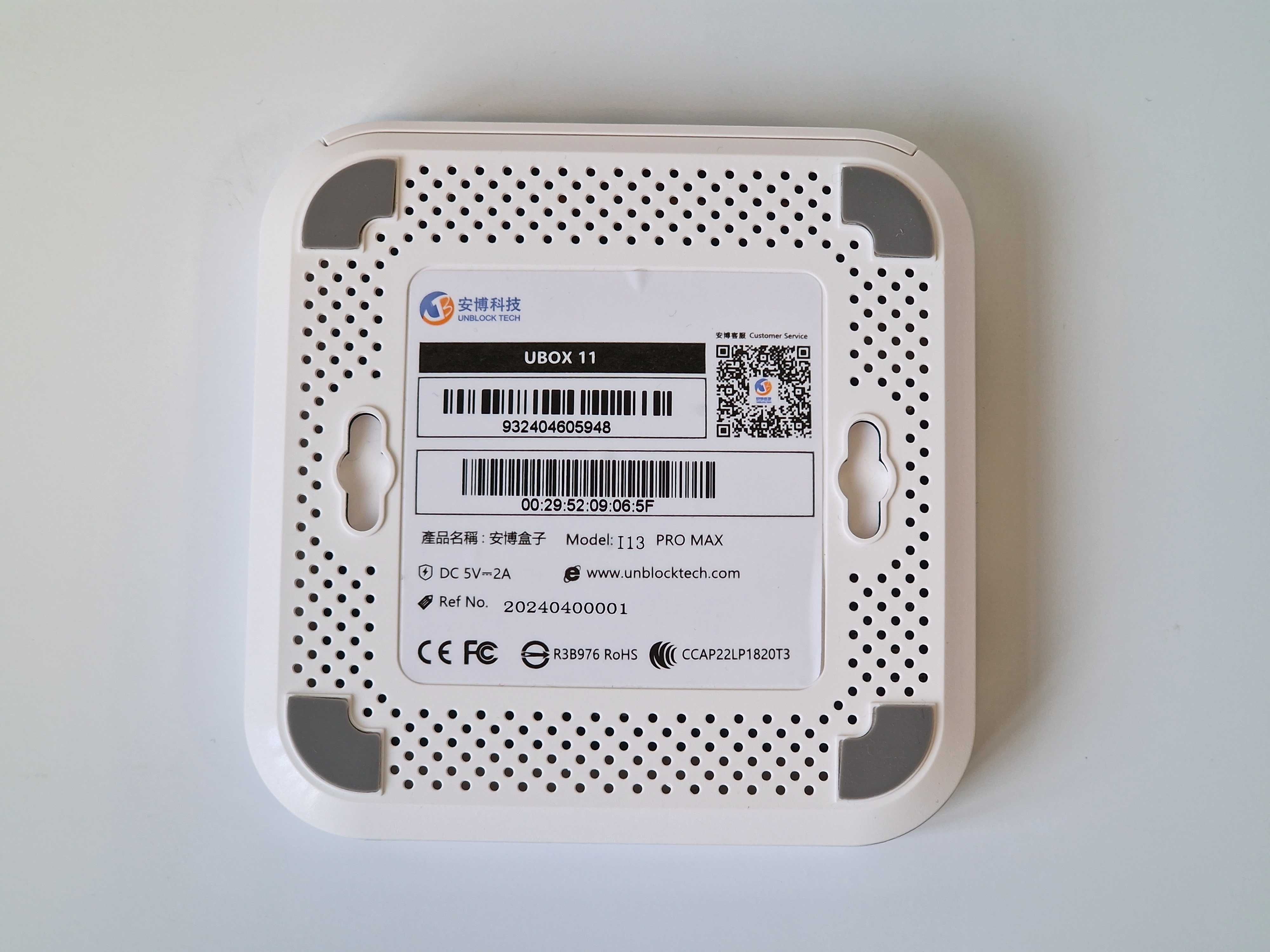 Odtwarzacz Unblock Tech UBOX 11 Pro Max 6K Android 12 TV Box