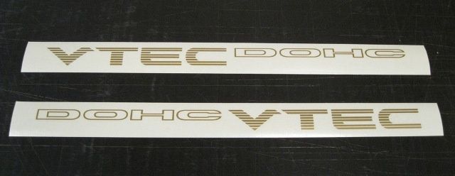 Autocolantes DohcVtec/SohcVtec Honda CivicVtec Crx Aerodeck 16 Valve