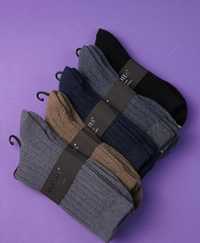 Теплі чоловічі шкарпетки/ носки із шерсті лами
