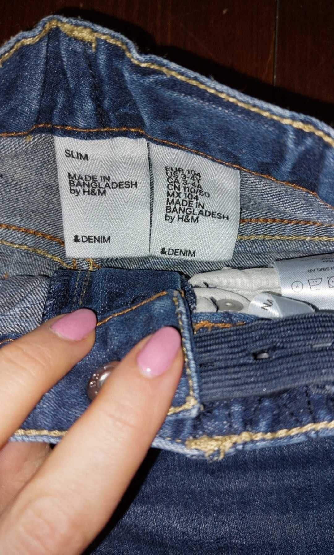 Denim, Spodnie jeansowe, Slim, rozmiar 104