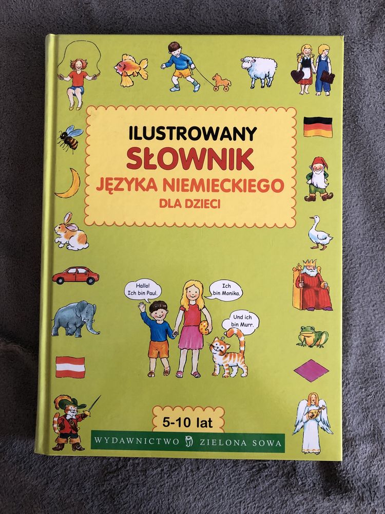 Słownik niemiecki ilustrowany dla dzieci książka