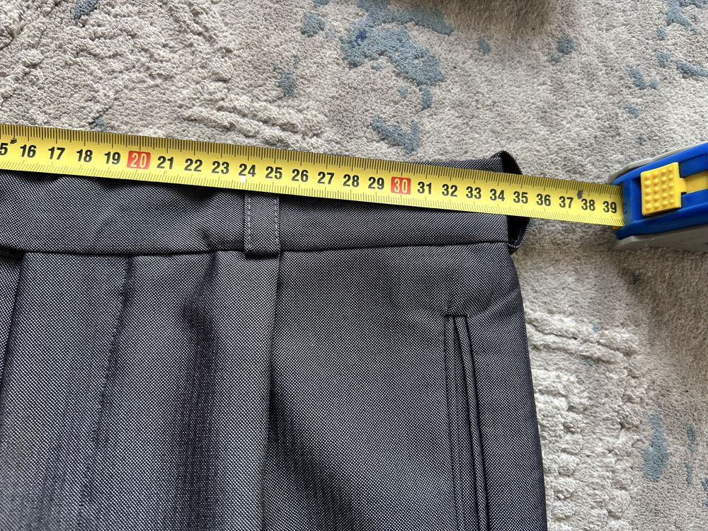 134 cm Garnitur komplet 3 częściowy grafit ciemny szary komunia