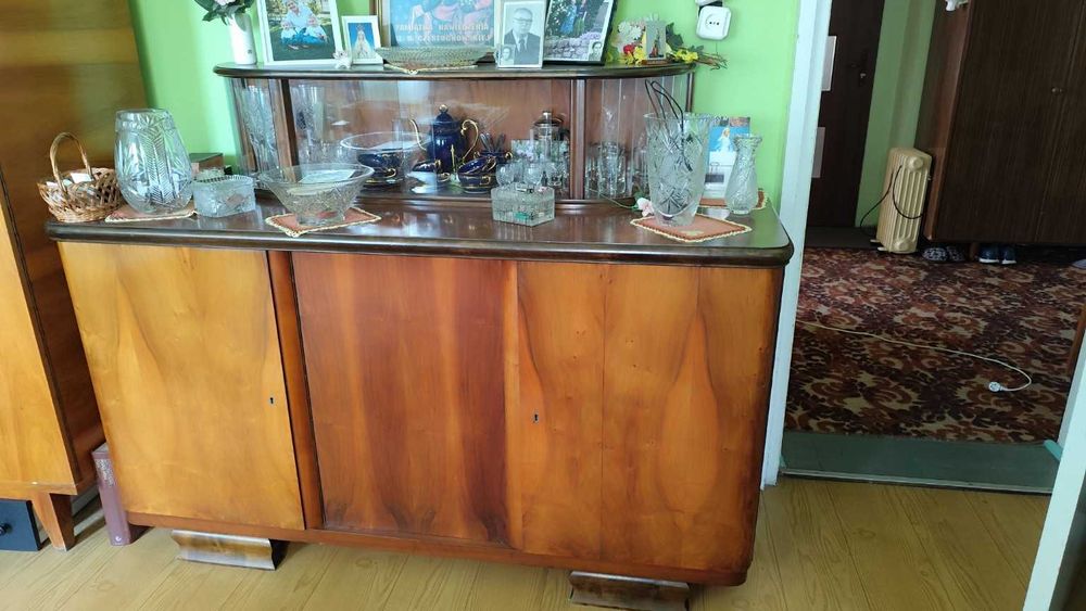 Kredens vintage – witryna, politura – Opole