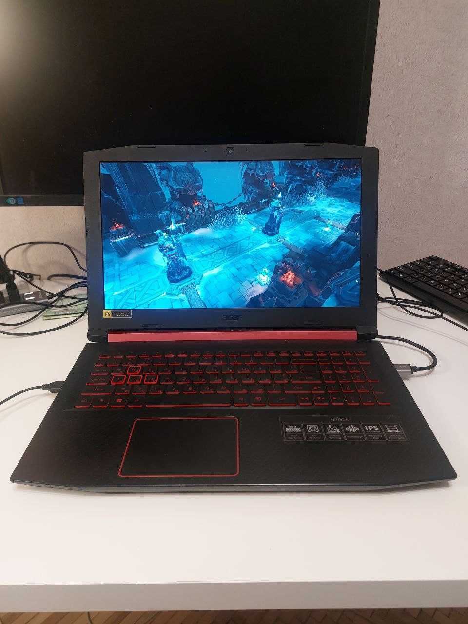 ACER NITRO 5 / SSD 256 GB / HDD 1 TB / i5-8300H / GTX 1050 / RAM 16 GB