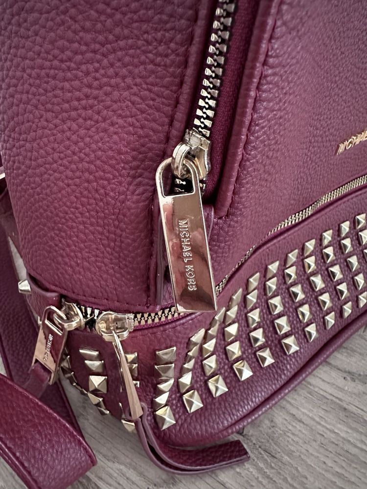 Michael kors bordowy plecak torebka burgund