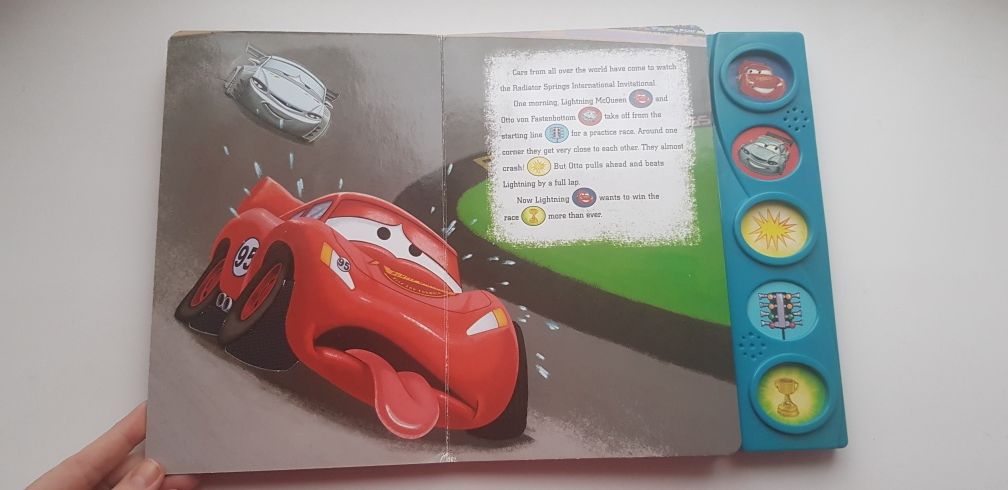 Book Cars: Race Day книга англійською