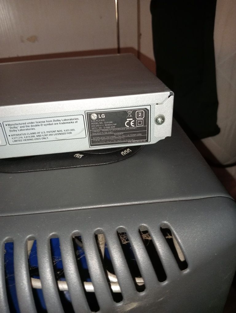 Odtwarzacz dvd LG model DVX286