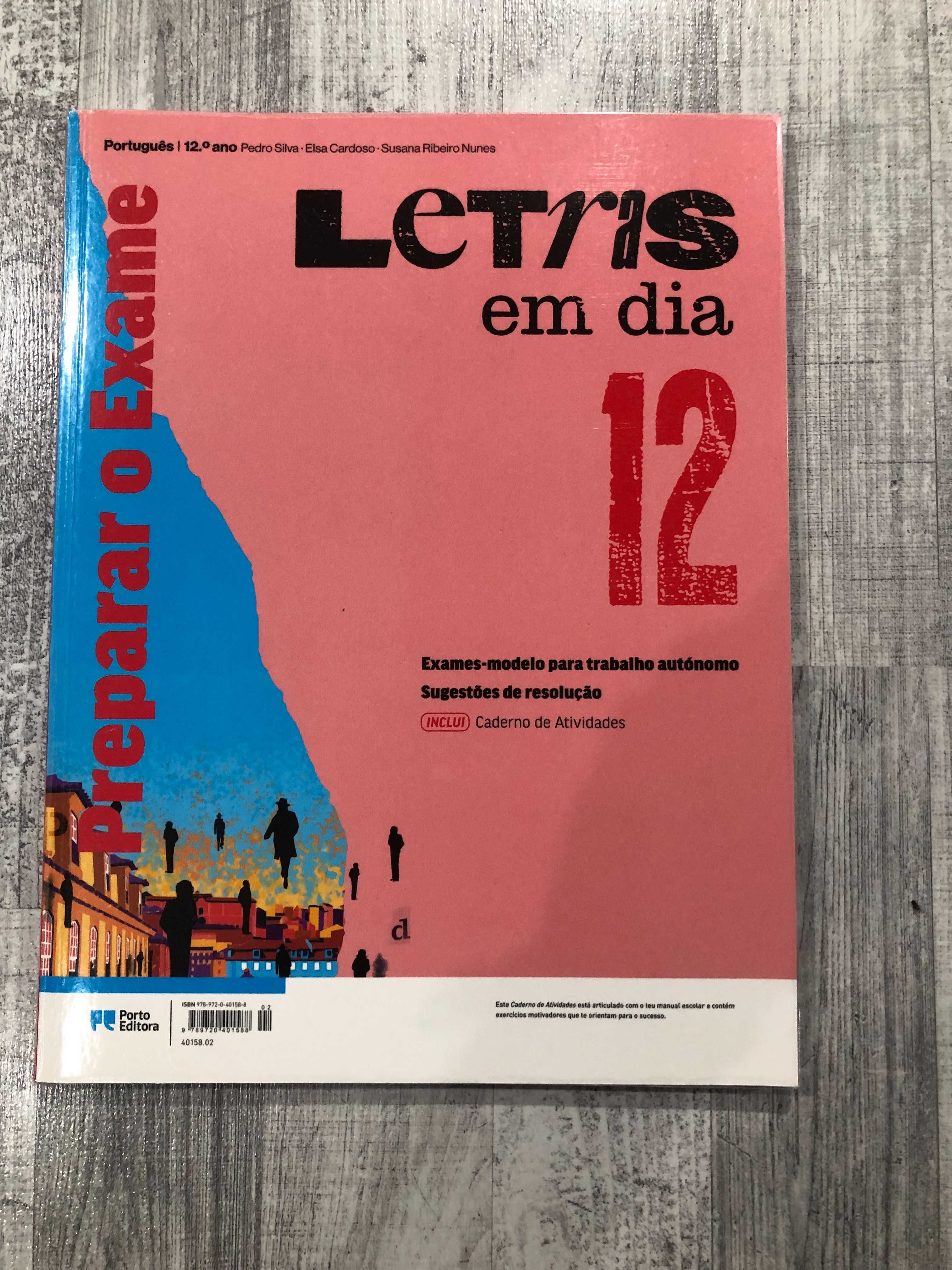 Caderno de Atividades Portiguês 12º ano - "LETRAS EM DIA 12"