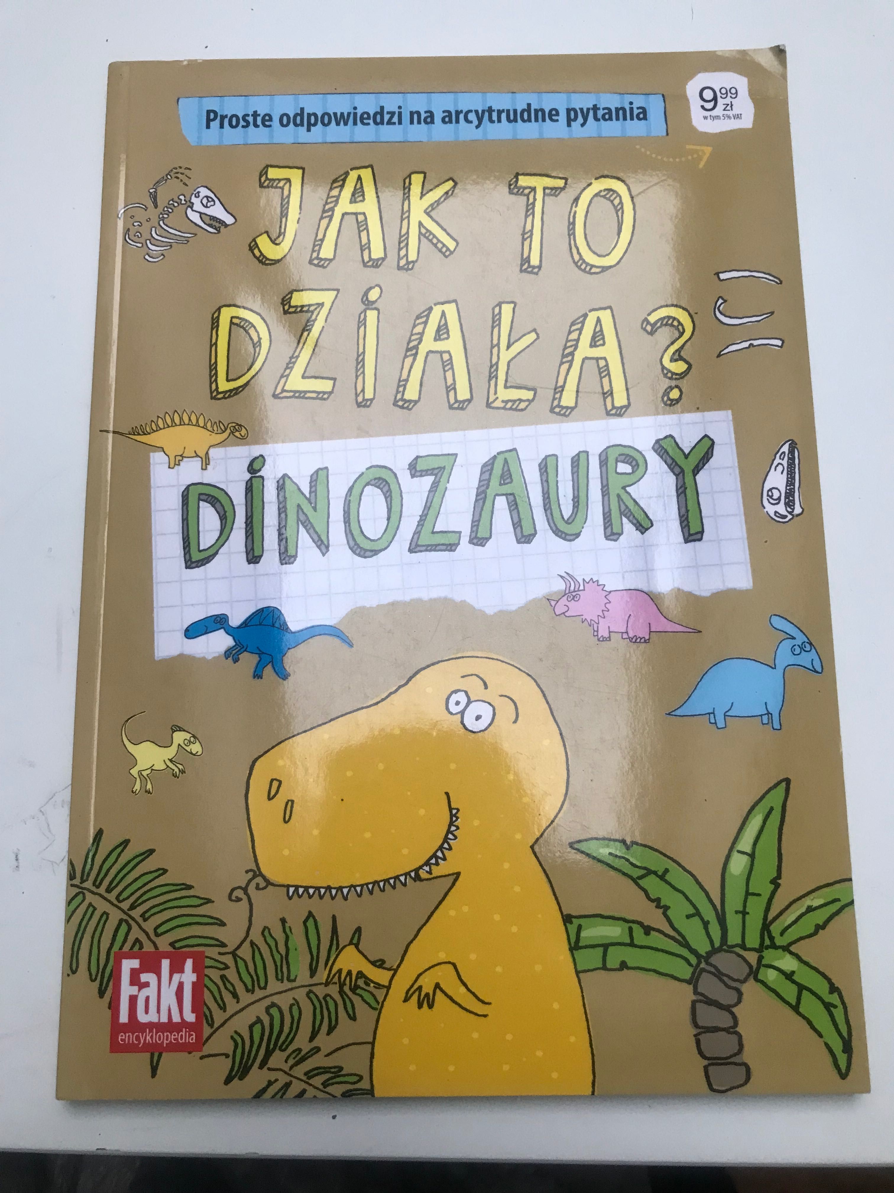 Dinozaury- kapcie, szlafrok, książka