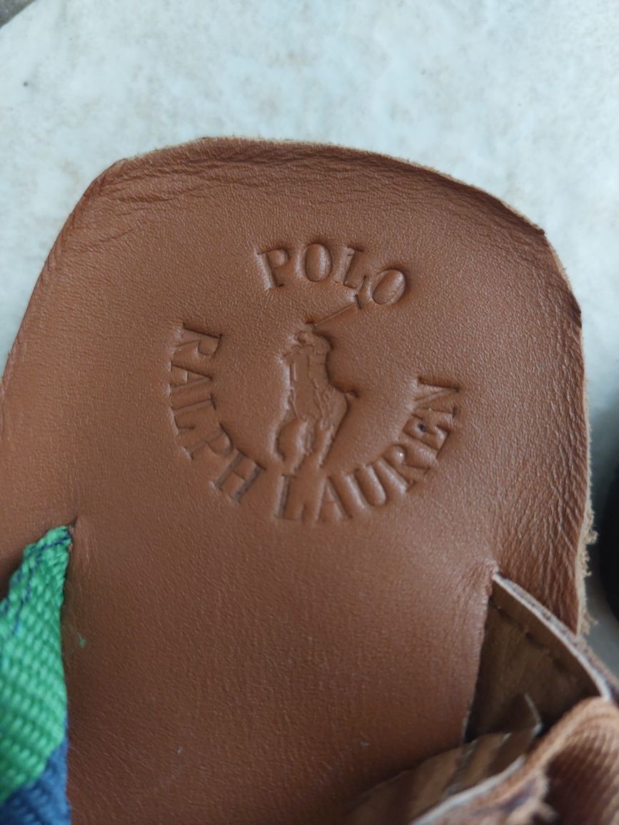 Śliczne  sandaly  Polo Ralph Lauren  24 /25 skóra naturalna